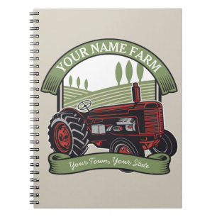 Caderno Espiral Explorador Terrestre Personalizado De Fazendas Vin