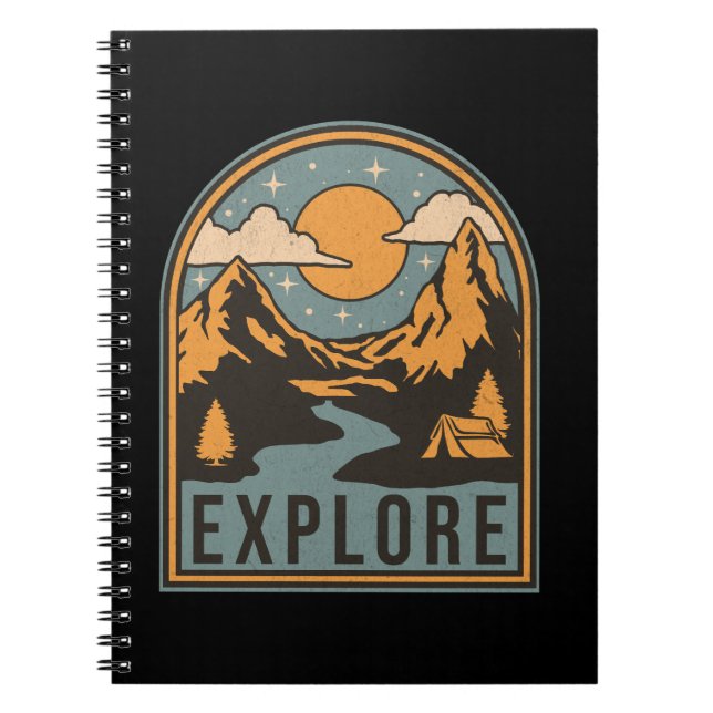 Caderno Espiral Explorar o design de texto (Frente)