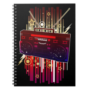 Caderno Espiral Explosão da Boombox