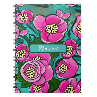 Caderno Espiral Explosión floral