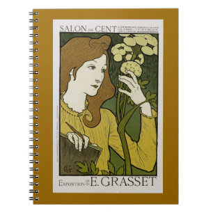 Caderno Espiral ~ Exposição de E. Grasset do centavo do DES do