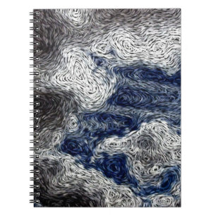 Caderno Espiral Expressionism de Digitas: Aproximação da nuvem d