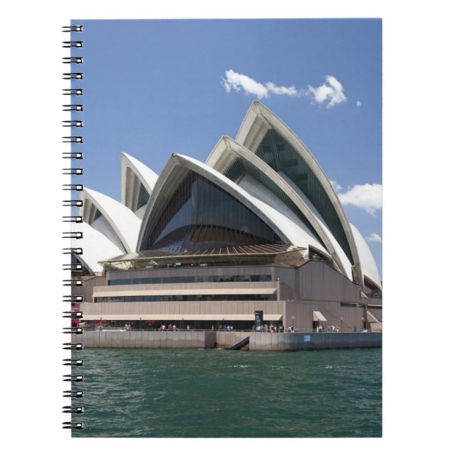 Caderno Espiral Exterior da Casa da Ópera de Sydney, Sydney, Nova  (Frente)