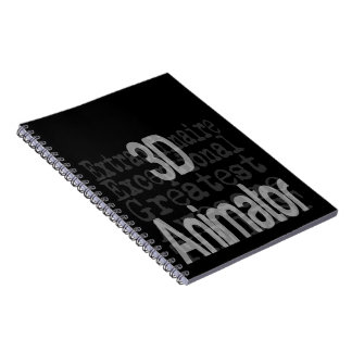 Caderno Espiral Extraordinário Animador 3D