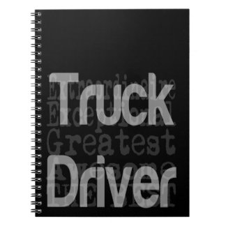 Caderno Espiral Extraordinário de driver de caminhão