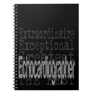 Caderno Espiral Extraordinário de ecocardiógrafo