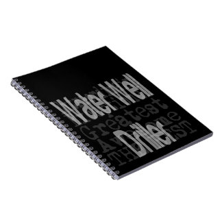 Caderno Espiral Extraordinário de perfurador de poço de água