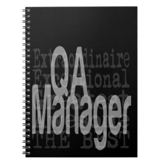 Caderno Espiral Extraordinário do Gerenciador de Garantia de Quali