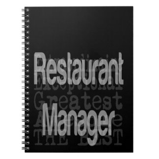 Caderno Espiral Extraordinário do Gestor de Restaurantes