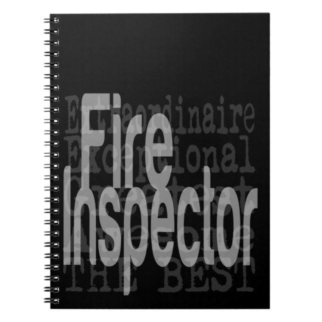 Caderno Espiral Extraordinário do Inspetor de Incêndio (Frente)