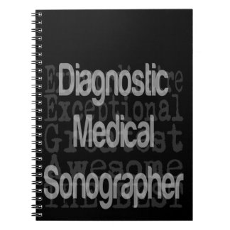 Caderno Espiral Extraordinário do Sonógrafo Médico de Diagnóstico