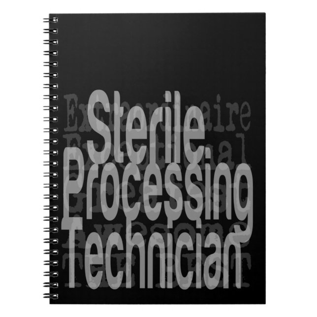 Caderno Espiral Extraordinário Técnico de Processamento Estéril (Frente)