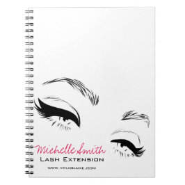 Caderno Espiral Eyelashes brava Artista Permanente Maquiagem Olhos
