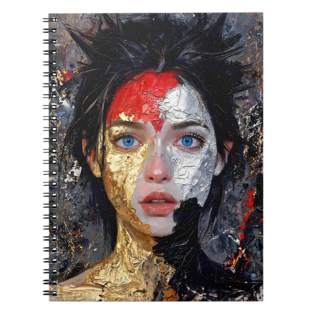 Caderno Espiral Eyes Of The Ember – “Retrato de Brasas” (Frente)