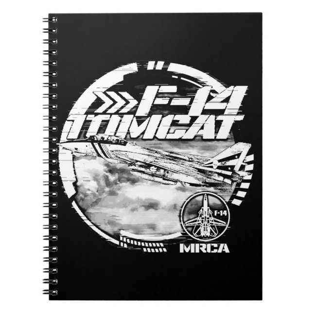 Caderno Espiral F-14 Tomcat (Frente)