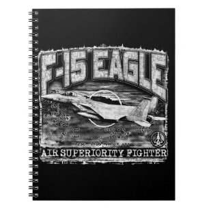 Caderno Espiral F-15 Águia