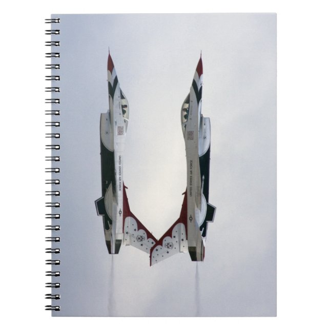 Caderno Espiral F-16 Manobra Thunderbird - Invertida (Frente)