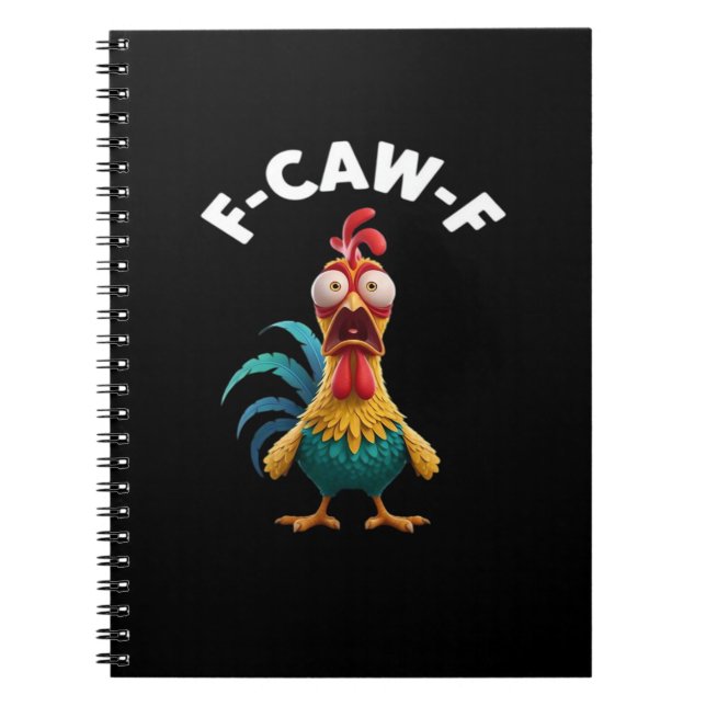 Caderno Espiral F-Caw-F Chicken F-Caw-F Chicken Classic Cool Uniqu (Frente)