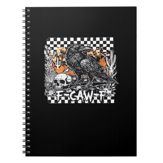 Caderno Espiral F-Caw-F Cool Retro (Frente)