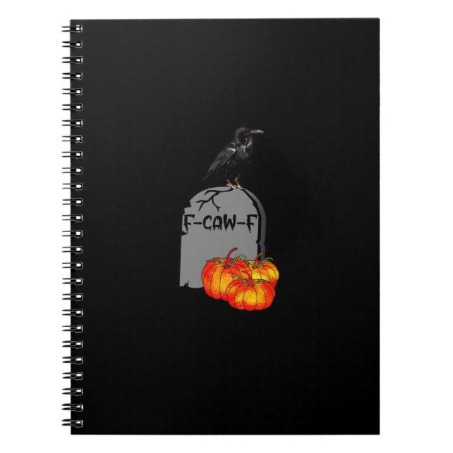 Caderno Espiral F-Caw-F Crow Classic Retro Cool (Frente)