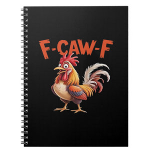 Caderno Espiral F-Caw-F Frango Clássico Estilo Criativo