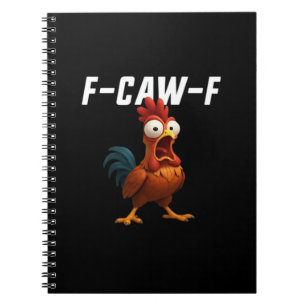 Caderno Espiral F-Caw-F Frango Frango Engraçado F-Caw-F Acessórios
