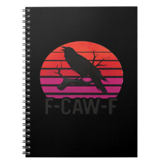 Caderno Espiral F-Caw-F Funny Crow Classic Minimal Clean