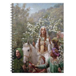 Caderno Espiral Fabled Queen Guinevere (by John Collier)