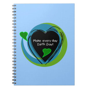 Caderno Espiral Faça cada Dia da Terra do dia
