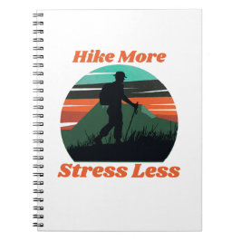 Caderno Espiral Faça mais, enfatize o notebook com menos espiral