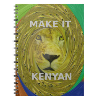 Caderno Espiral Faça-o Queniano