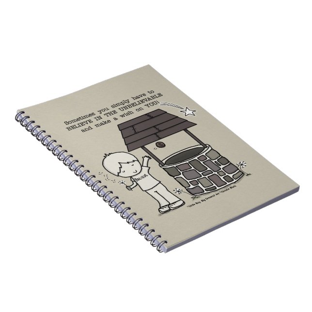 Caderno Espiral Faça um desejo em você! (Lado Direito)