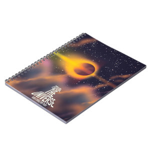 Caderno Espiral Faça um tour pelo Universo "Reserve uma viagem hoj