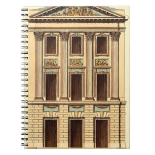 Caderno Espiral Facada arquitetônica de Jean Deneufforge