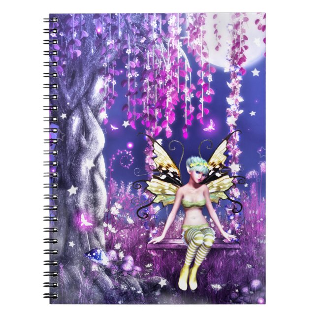 Caderno Espiral Fada Adorável (Frente)
