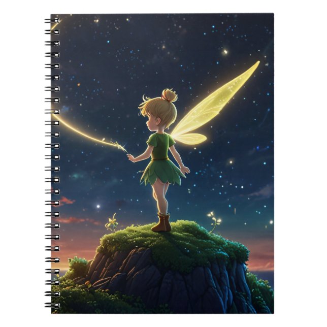Caderno Espiral Fada ao Luar (Frente)