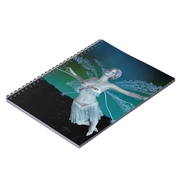 Caderno Espiral Fada de inverno (Left Side)