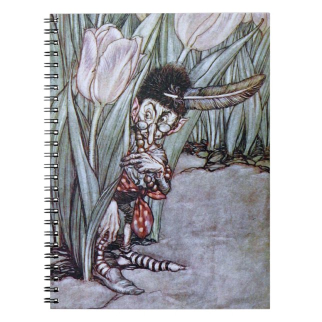 Caderno Espiral Fada de Jardim (Frente)