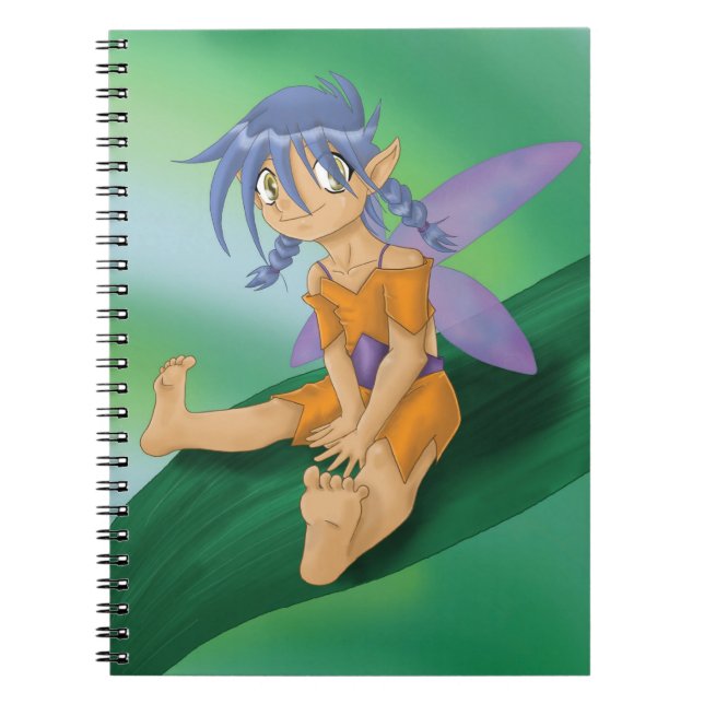 Caderno Espiral Fada Divertida (Frente)