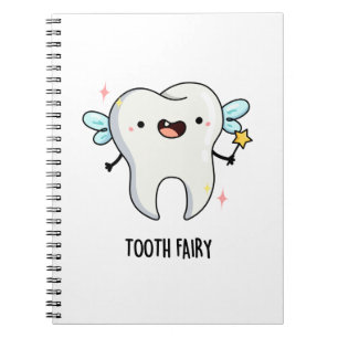 Caderno Espiral Fada do Dente Piada Divertida do Dente