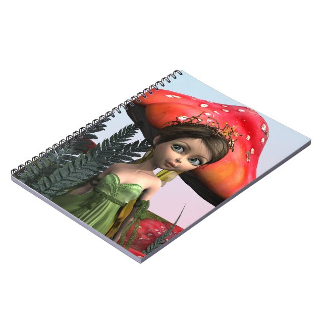 Caderno Espiral Fada no Bosque (Left Side)