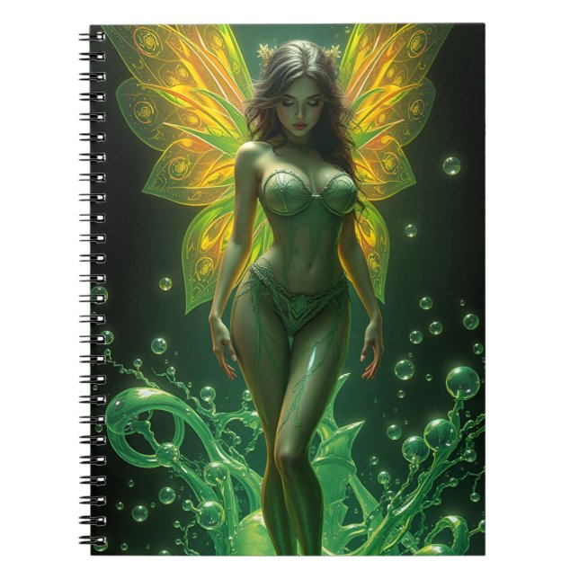 Caderno Espiral Fada Verde: Absinthe (Frente)