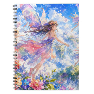 Caderno Espiral Fada Voadora Sonhadora