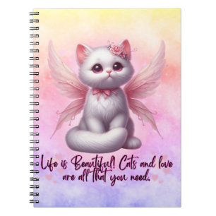 Caderno Espiral Fada Whiskers of Love