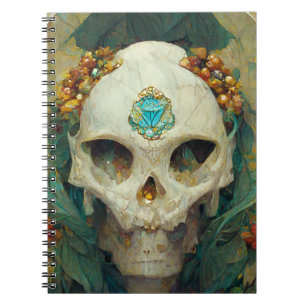 Caderno Espiral Fae Skull Fantasy