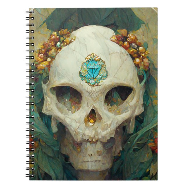 Caderno Espiral Fae Skull Fantasy (Frente)