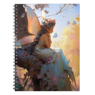 Caderno Espiral Fairy Girl Fantasy Art