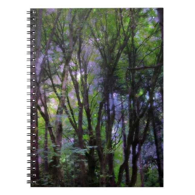 Caderno Espiral Fairy Lights Surreal Forest (Frente)