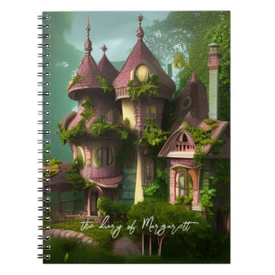 Caderno Espiral Fairytale House Ilustra Rapariga De Volta À Escola