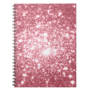 Caderno Espiral Faísca Rosa